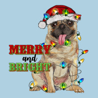 Merry And Bright Pug Premium Hoodie | Teevron