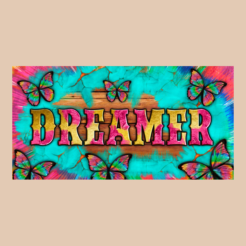 Dreamer With Butterfly And Tie Dye  Licance  Plate Urban Hoodie by Artiststas | Teevron
