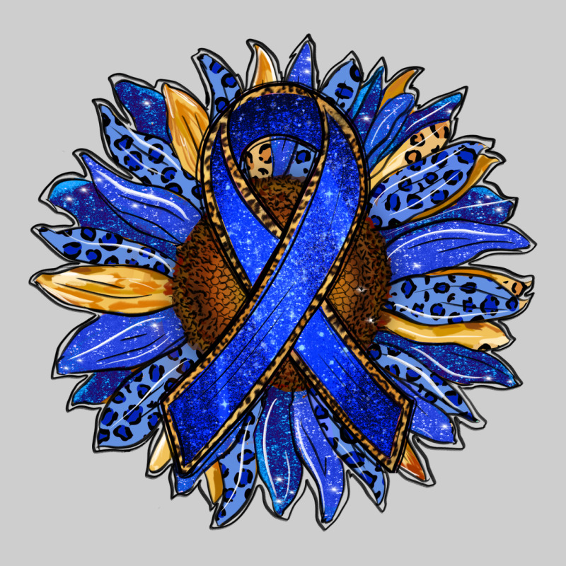Colon Cancer Awareness Sunflower Premium Tee by RanaPortraitStore | Teevron
