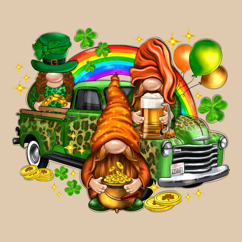 St. Patrick's Day Gnomies With Leopard Tumbler Heavyweight Sweatshirt by HowdyJamesFarm | Teevron