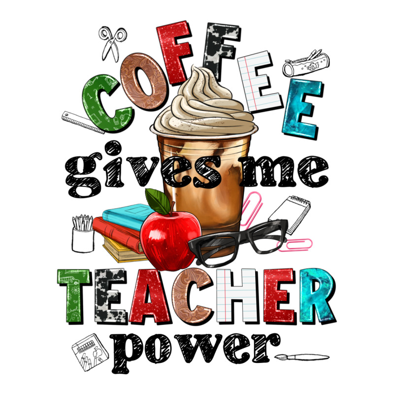 Coffee Gives Me Teacher Power Premium Tee by NancyCooperArtShop | Teevron