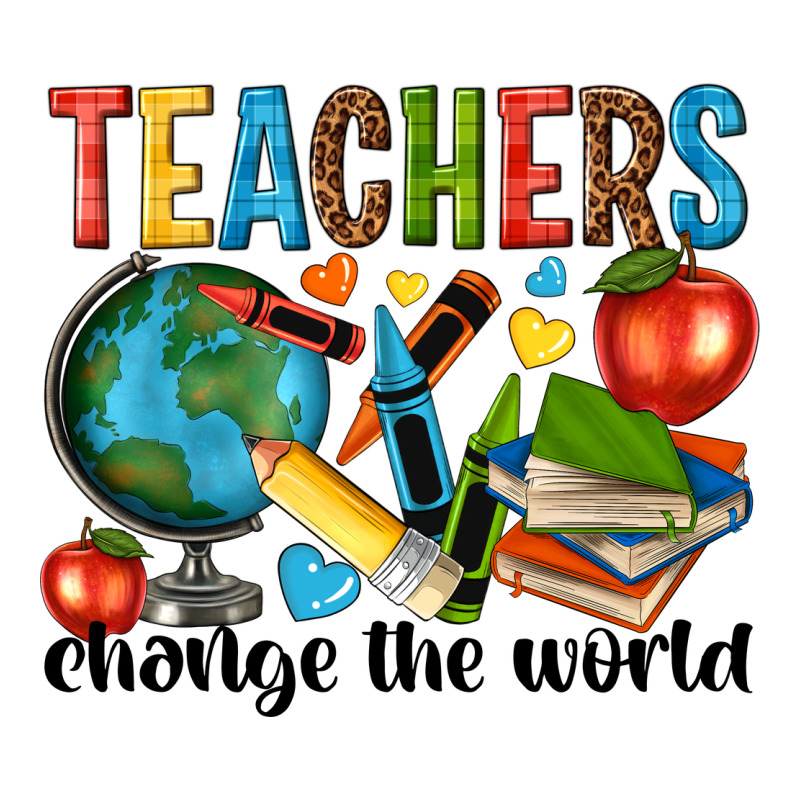Teachers Change The World Ladies Tee by NancyCooperArtShop | Teevron