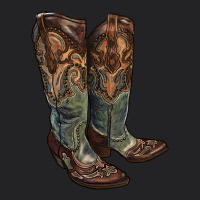 Cowgirl Boots Vintage Tee | Teevron