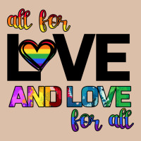 All For Love And Love For All Urban Heavy Tee | Teevron