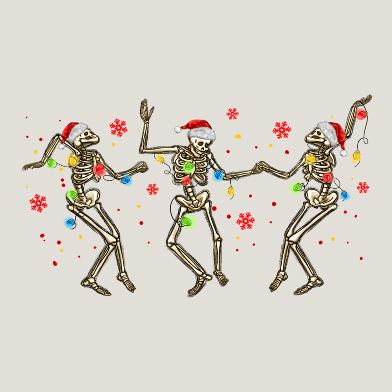 Dancing Skeleton Christmas Heavy Core Tee by MaliasSmallBusiness | Teevron
