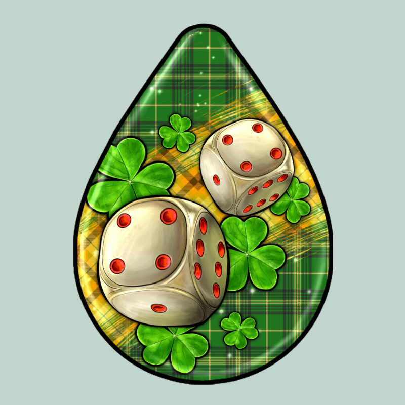 St.patrick's Teardrop Earrings Zipper Hoodie by FaDigitalArtStudio | Teevron