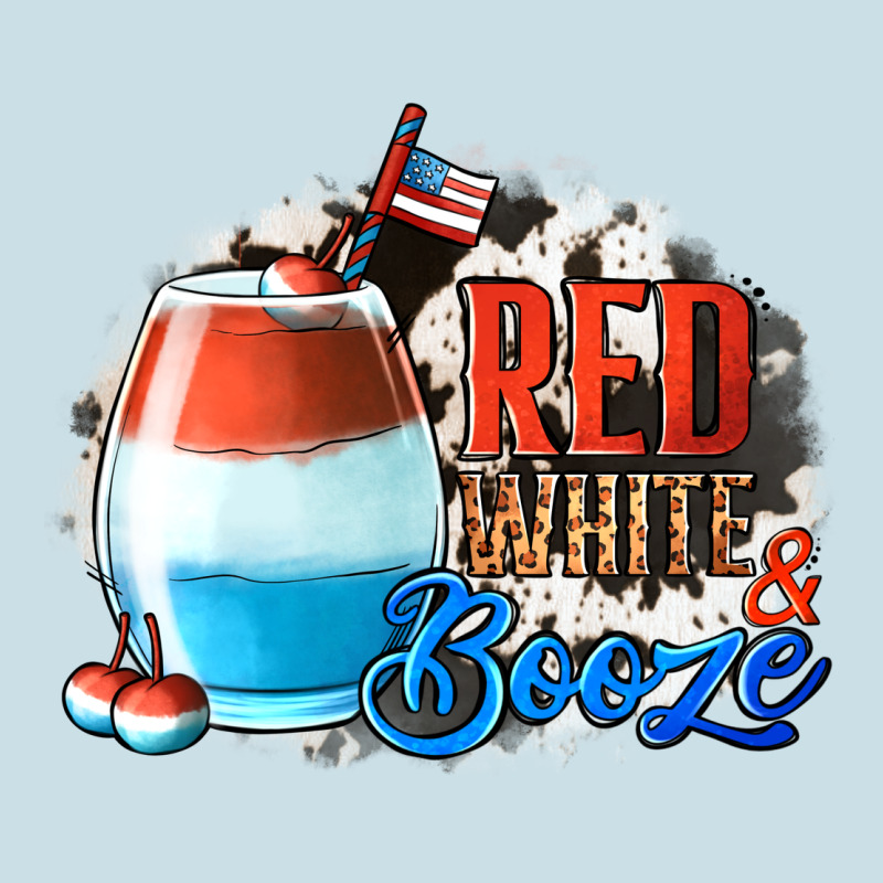 Red White  Booze With Cowhide Background Ladies Tee by Jasminsmagicworld | Teevron