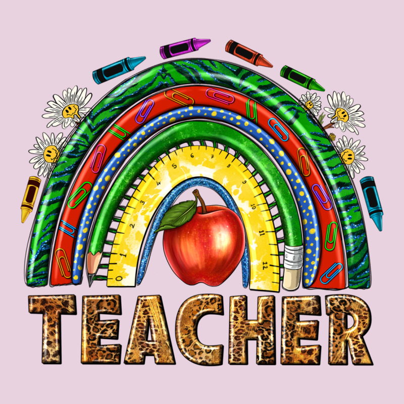 Rainbow Teacher Ladies Tee by NancyCooperArtShop | Teevron
