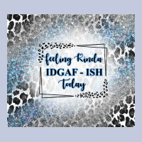 Feeling Kinda Idgaf Ish Today With Leopard And Gli Long Sleeve Tee | Teevron