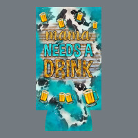 Mama Needs A Drink Slim Can Cooler Mother's Day Heavyweight Sweatshirt | Teevron
