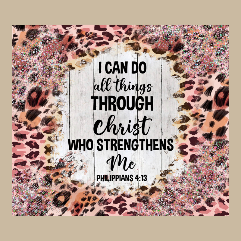 I Can Do All Things With Leopard And Glitter Long Sleeve Tee by TumblerDesignByShophia | Teevron