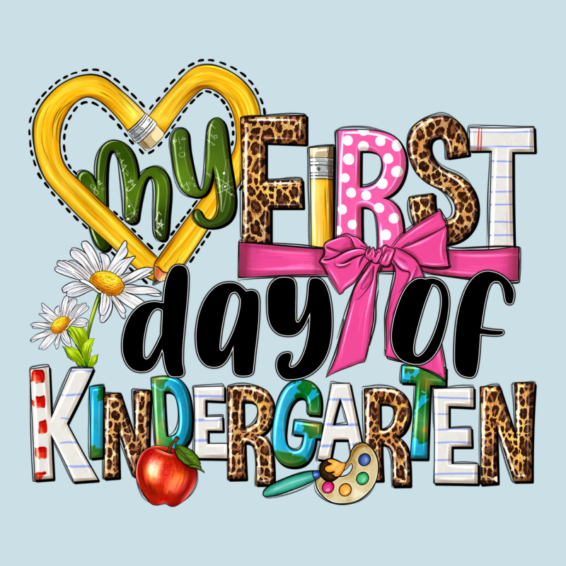 My First Day Of Kindergarten Ladies Tee by NancyCooperArtShop | Teevron