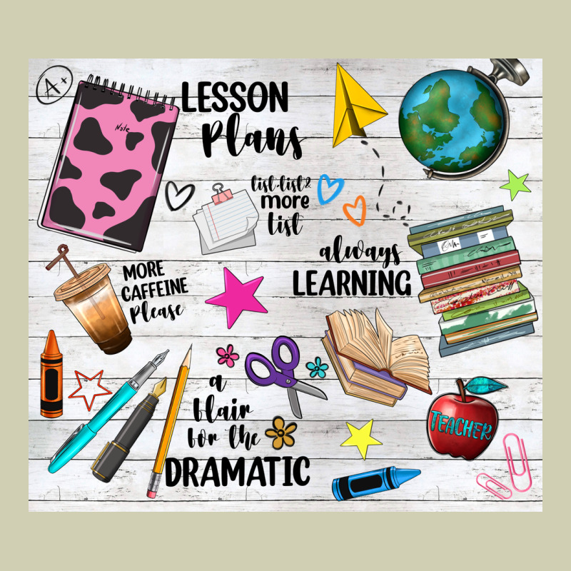 Teacher Always Learning Heavy Core Tee by NancyCooperArtShop | Teevron
