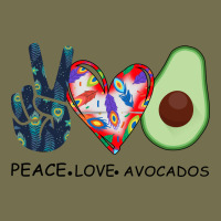 Peace Love Avocados Vintage Hoodie | Teevron
