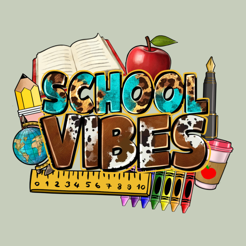 School Vibes Ladies Tee by NancyCooperArtShop | Teevron