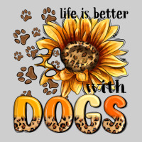 Life Is Better With Dogs Sunflower Premium Tee | Teevron