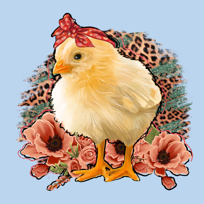 Chick With Flowers Leopard Background Classic Tee by Bettercallsaul | Teevron