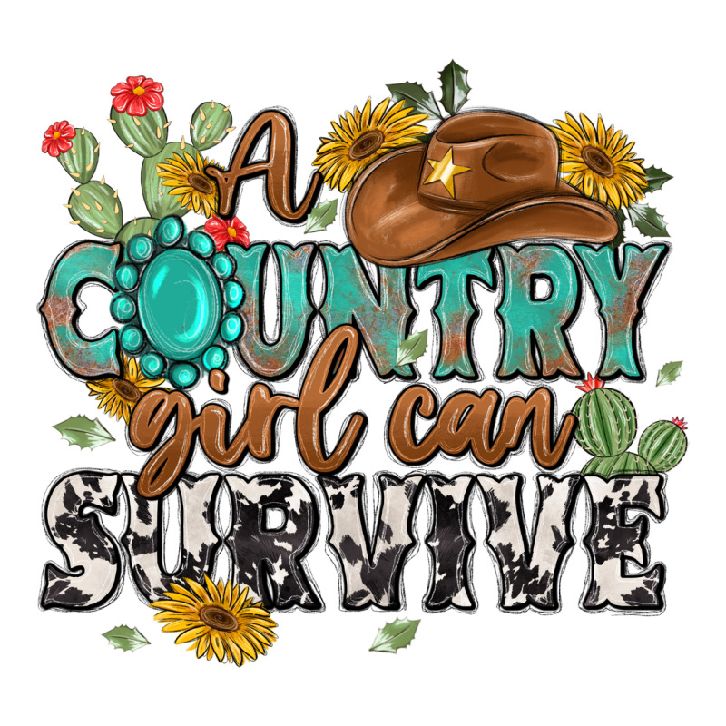 A Country Girl Can Survive Premium Tee by MaliasSmallBusiness | Teevron