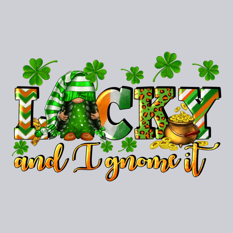 Lucky And I Gnome It St. Patrick's Day Heavyweight Sweatshirt by CowGirlArtShop | Teevron