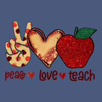 Peace Love Teach Vintage Hoodie | Teevron