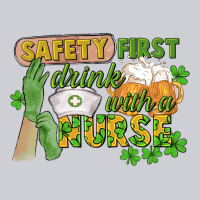 Safety First Drink With A Nurse St. Patrick's Day Heavyweight Sweatshirt | Teevron