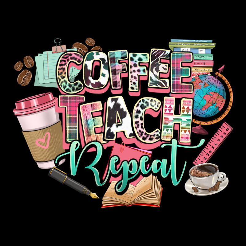 Coffee Teach Repeat Teacher Premium Tee by NancyCooperArtShop | Teevron