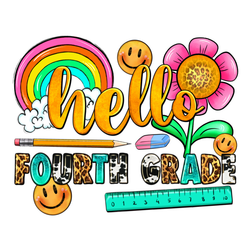 Hello Fourth Grade Premium Tee by NancyCooperArtShop | Teevron