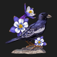 Colorado Lark Mountain Bunting Bird Classic Tee | Teevron