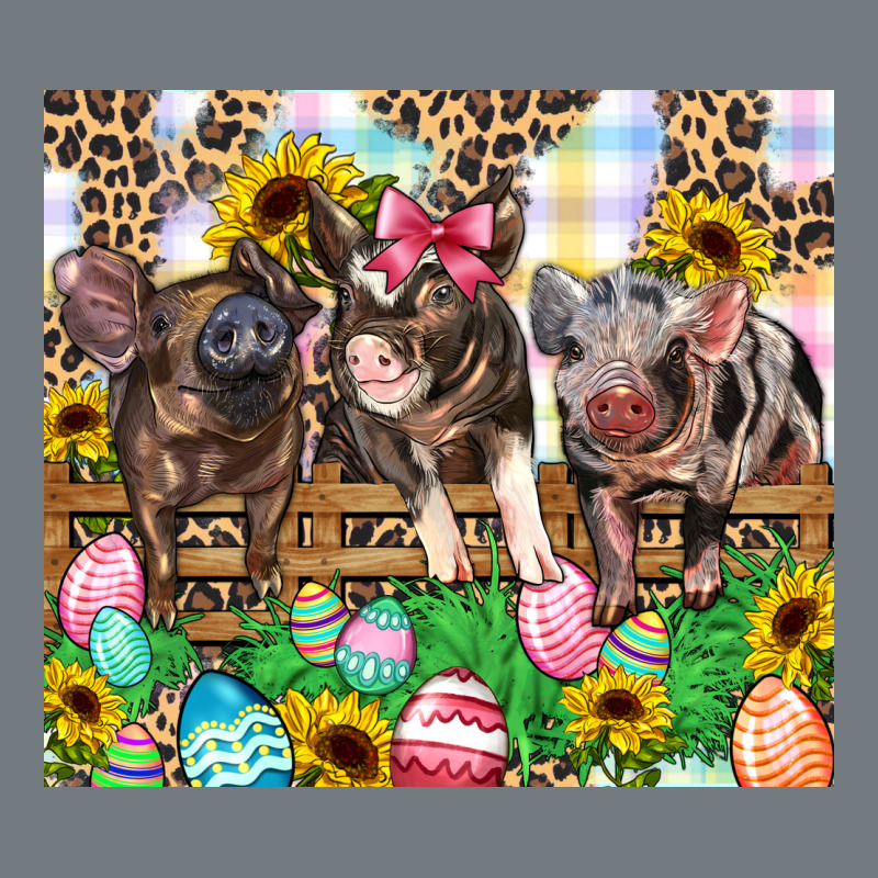 Easter Farm Animals Happy Easter Day Heavyweight Sweatshirt by CowGirlArtShop | Teevron