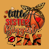 Little Sister Biggest Fan Basketball Premium Hoodie | Teevron