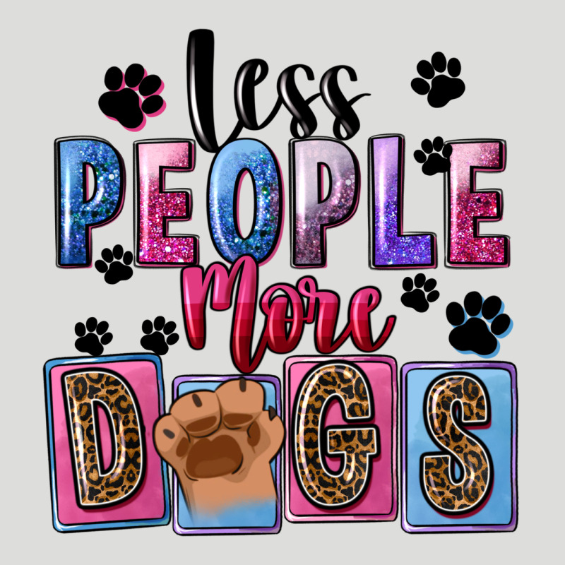 Less People More Dogs Zipper Hoodie by FaDigitalArtStudio | Teevron