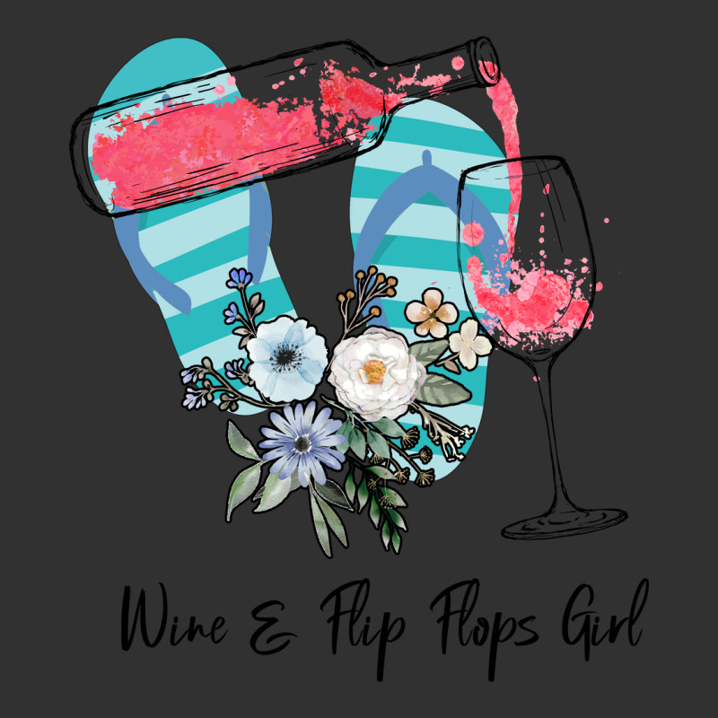Wine Flip Flops Girl Urban Heavy Tee by Bettercallsaul | Teevron