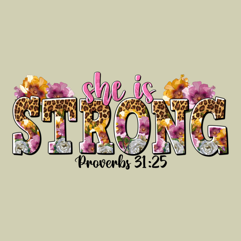 She Is Strong Proverbs 31 25 Heavy Core Tee by NancyCooperArtShop | Teevron