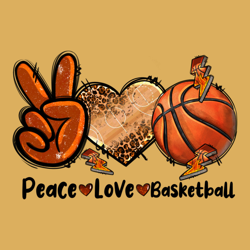 Peace Love Basketball Premium Hoodie by FaDigitalArtStudio | Teevron
