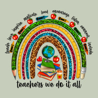 Teachers We Do It All Rainbow Ladies Tee | Teevron
