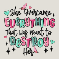 She Overcame Everything That Was Meant To Destroy Heavy Core Tee | Teevron