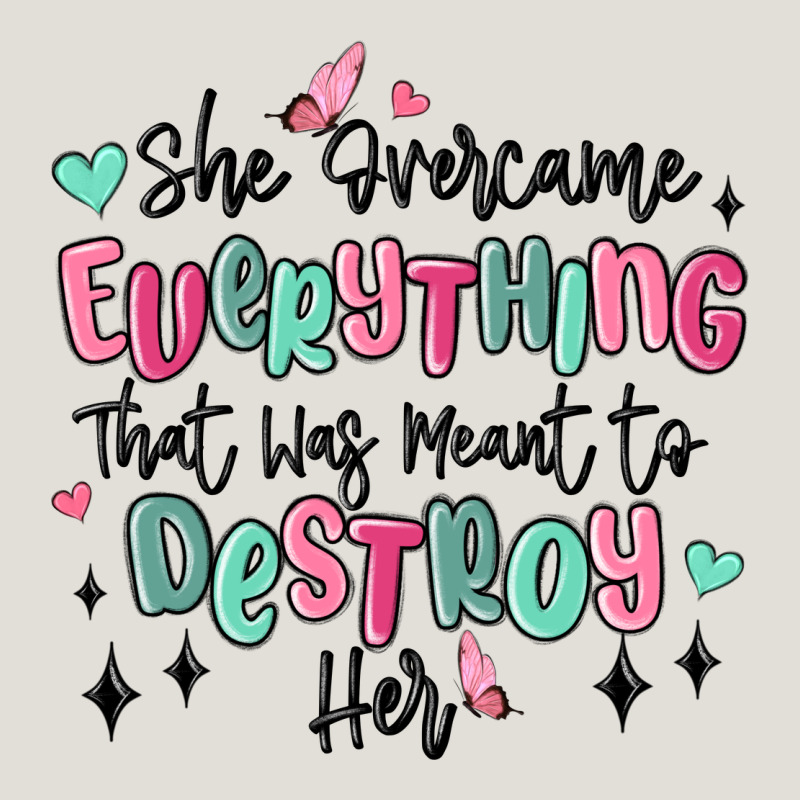 She Overcame Everything That Was Meant To Destroy Heavy Core Tee by MaliasSmallBusiness | Teevron