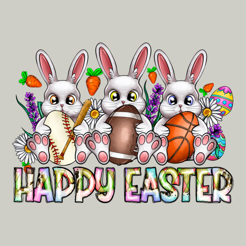 Happy Easter Spot Rabbit Heavyweight Hoodie by CowhideDigitalArt | Teevron
