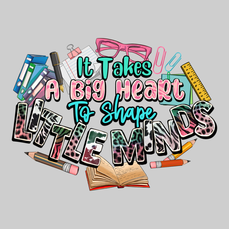 It Takes A Big Heart To Shape Little Mind Teacher Premium Tee by NancyCooperArtShop | Teevron