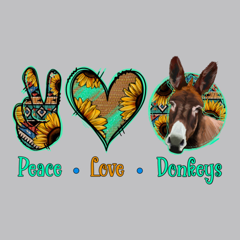 Peace Love Donkeys Classic Tee by Bettercallsaul | Teevron