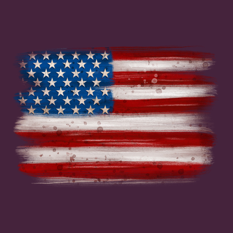 American Flag Distressed Background Premium Tee by MaliasSmallBusiness | Teevron