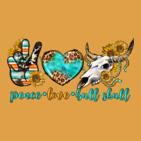 Peace Love Bull Skull Bbs Premium Hoodie | Teevron