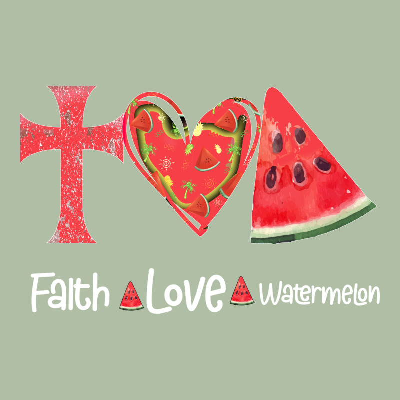 Faith Love Watermelon Urban Heavy Tee by Bettercallsaul | Teevron