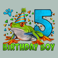 Birthday Boy Frog Age 5 Heavyweight Hoodie | Teevron