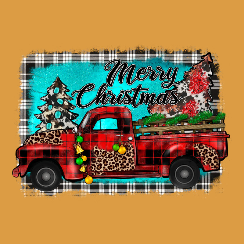 Truck Merry Christmas Urban Heavy Tee by JahusDesignShop | Teevron