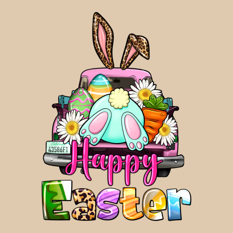 Bunny Happy Easter Truck Heavyweight Sweatshirt by CowGirlArtShop | Teevron