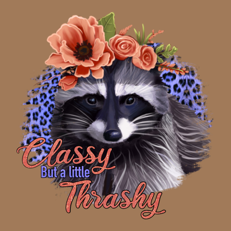 Classy But A Little Thrashy Raccoon With Flowers Classic Tee by Bettercallsaul | Teevron