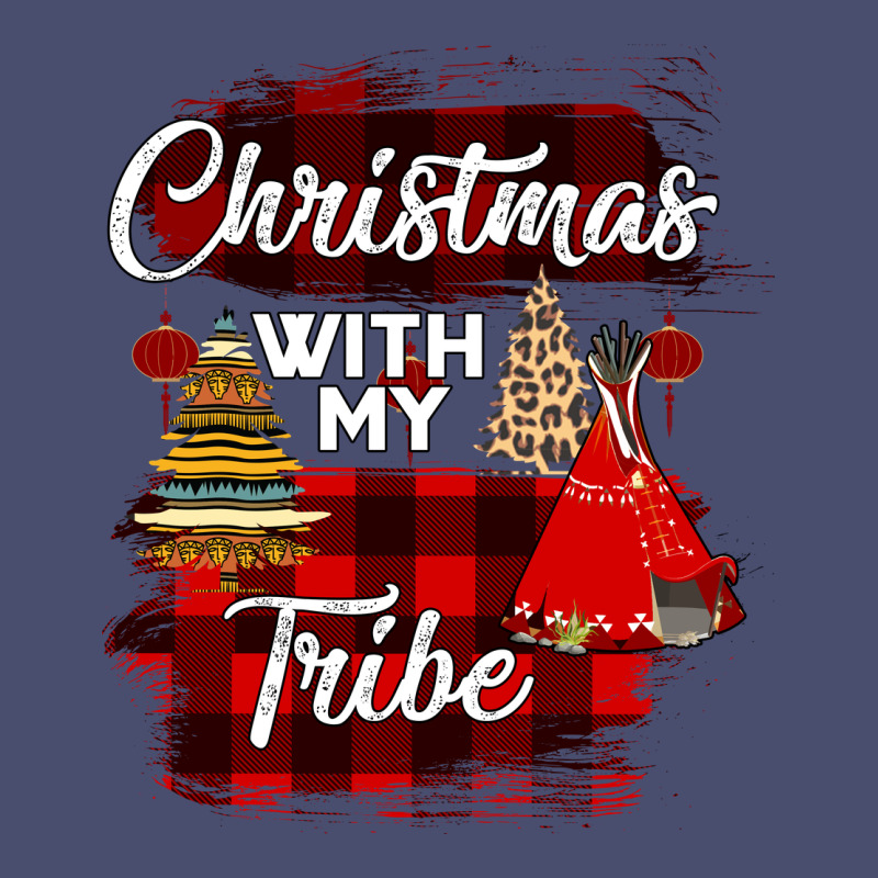 Christmas With My Tribe Vintage Tee by Bettercallsaul | Teevron