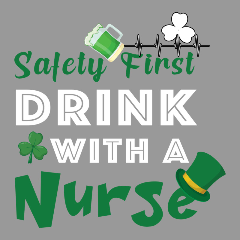 Safety First Drink With A Nurse Vintage Hoodie by Bettercallsaul | Teevron