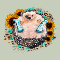 Sunflower Leopard Hedgehog Ladies Tee | Teevron